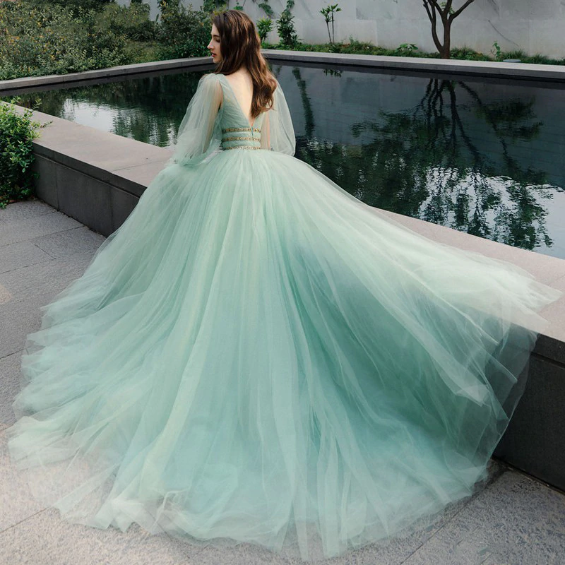 Seafoam Green Tulle Dress