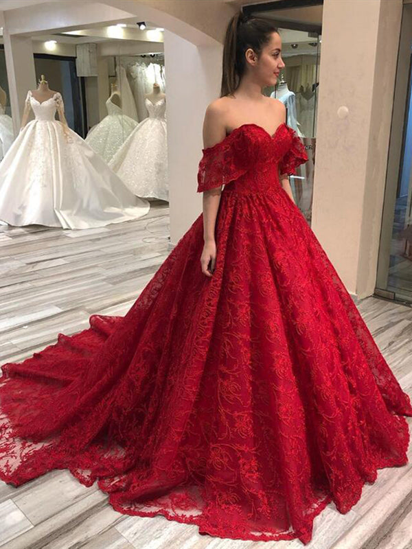 red prom dresses with straps