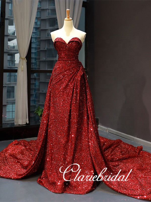 Red and Silver Prom Dresses Cheap