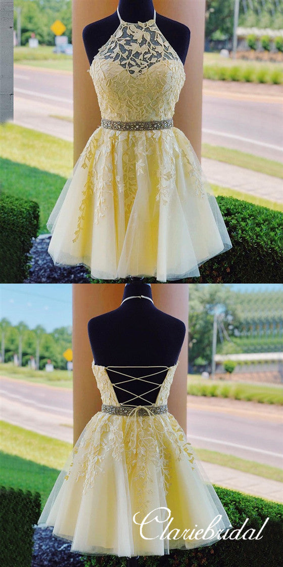 8th grade yellow homecoming dresses