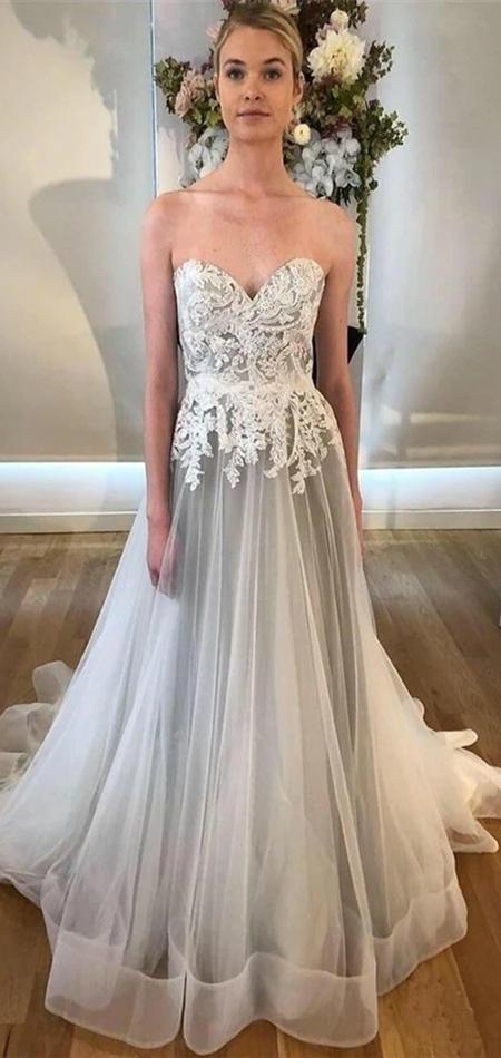 Light gray dress for wedding best sale